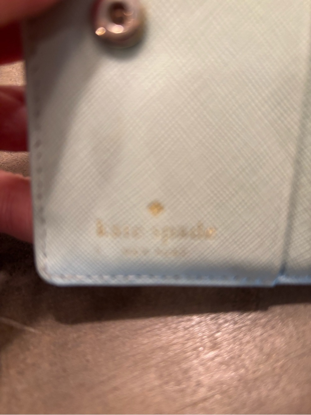 kate spade Light Blue & Pink Car Zip Around Wallet - Picture 4 of 4